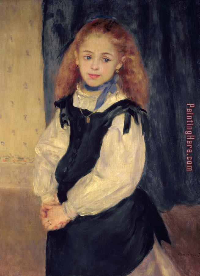 Pierre Auguste Renoir Portrait of Mademoiselle Legrand